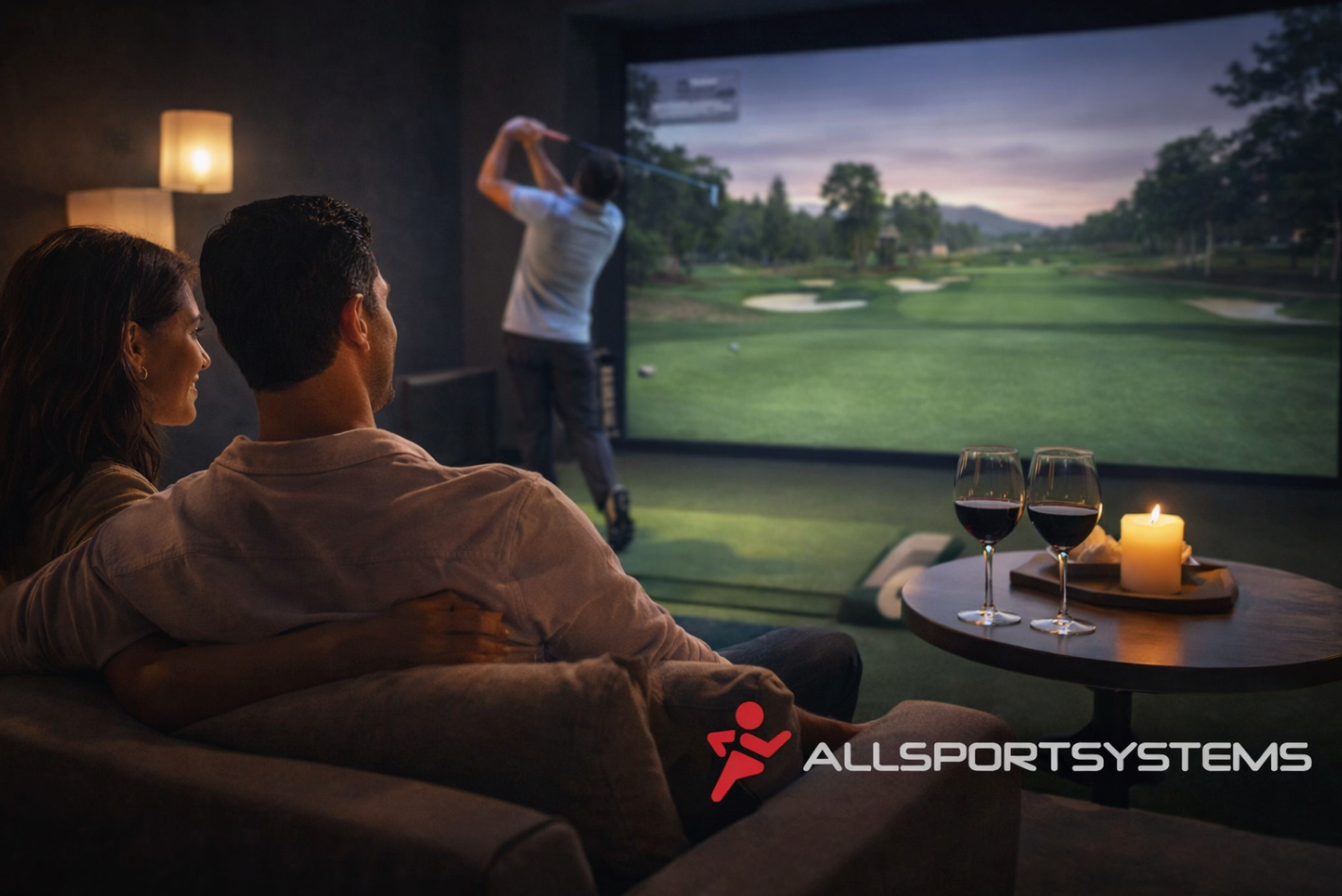 Create Endless Date Nights with AllSportSystems Affordable Golf Simulator Packages
