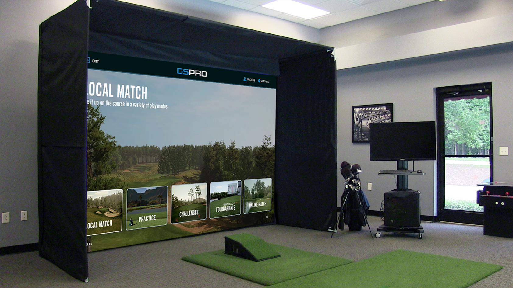 The best golf simulator kits and packages at incredibly low prices from ALLSPORTSYSTEMS.