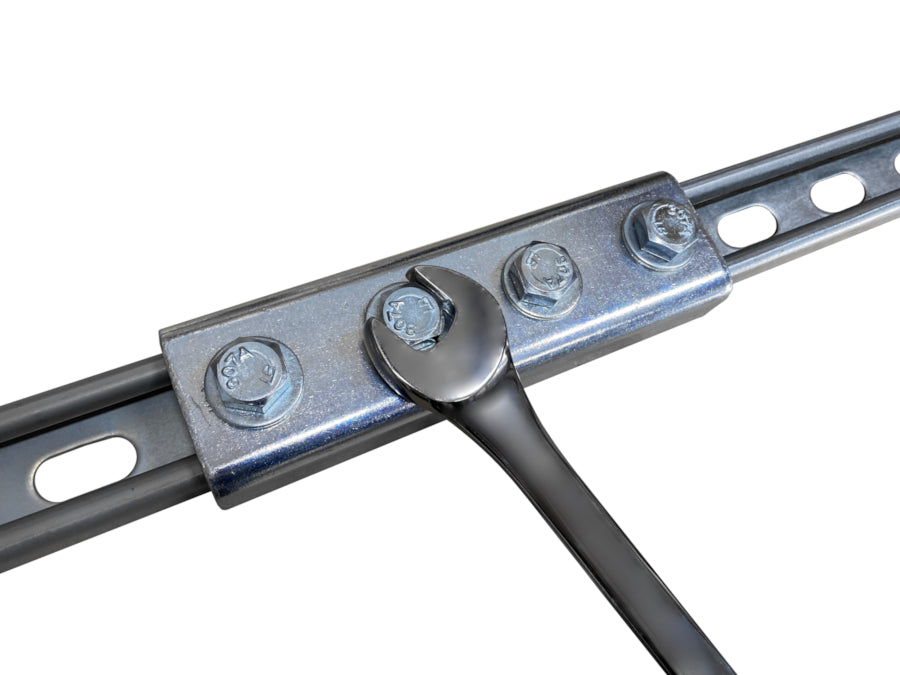 Golf Simulator Impact screen bracket for rigid screen to prevent sagging by Allsportsystems