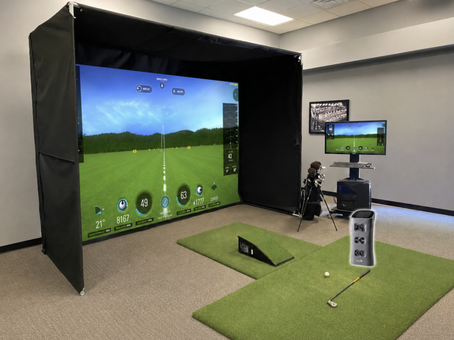 Low cost GOLFJOY Spica3 golf sim bundle kit.