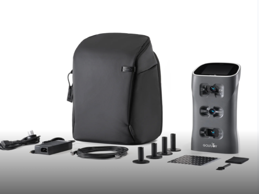 Included items with GOLFJOY Spica 3 portable launch monitor.