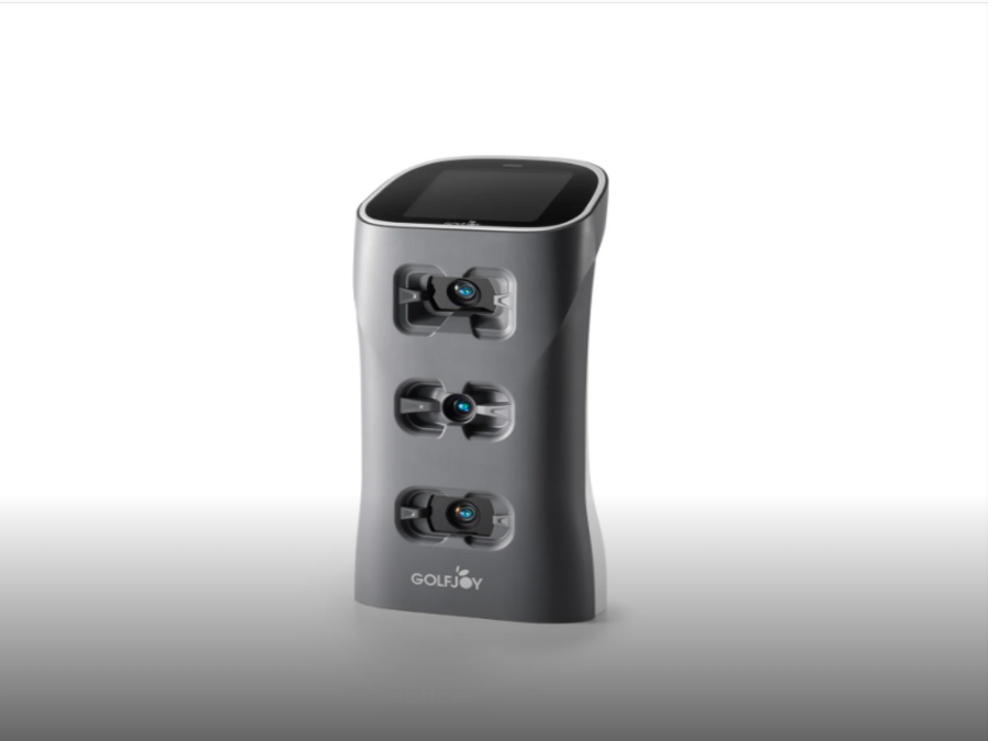 GolfJoy Spica 3 portable golf launch monitor.