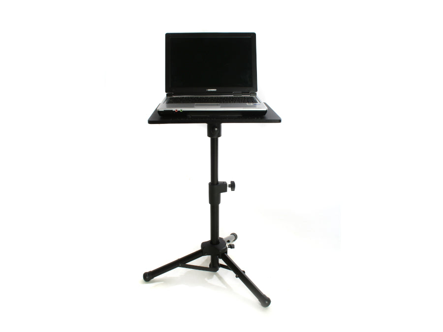 Mini Portable Laptop Tripod Computer Stand by AllSportSystems against a white background.