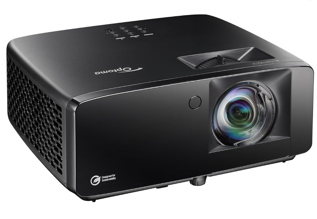 Full HD short throw projector for golf simulators. Optoma GT2400HDR.