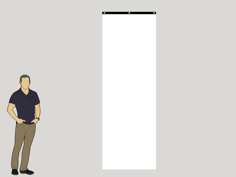 Replaceable golf impact screen strip for golf simulators