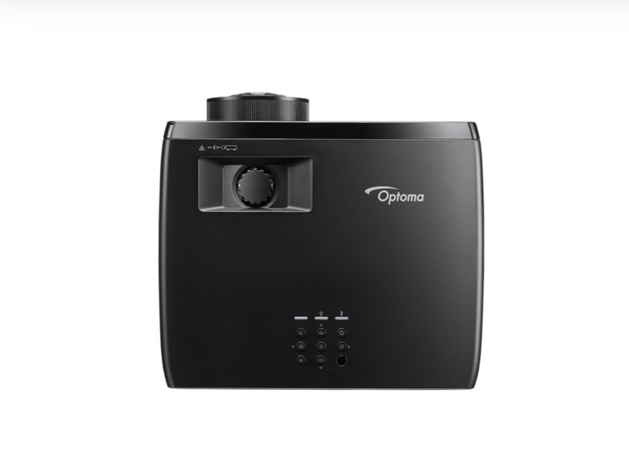 Top view of optoma ZK5ST-B short throw laser projector.