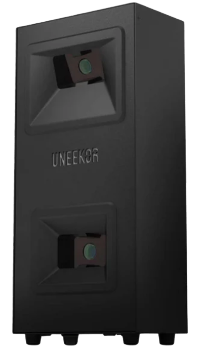 The Uneekor EYE MINI LITE Golf Launch Monitor, ideal for indoor home golf simulators