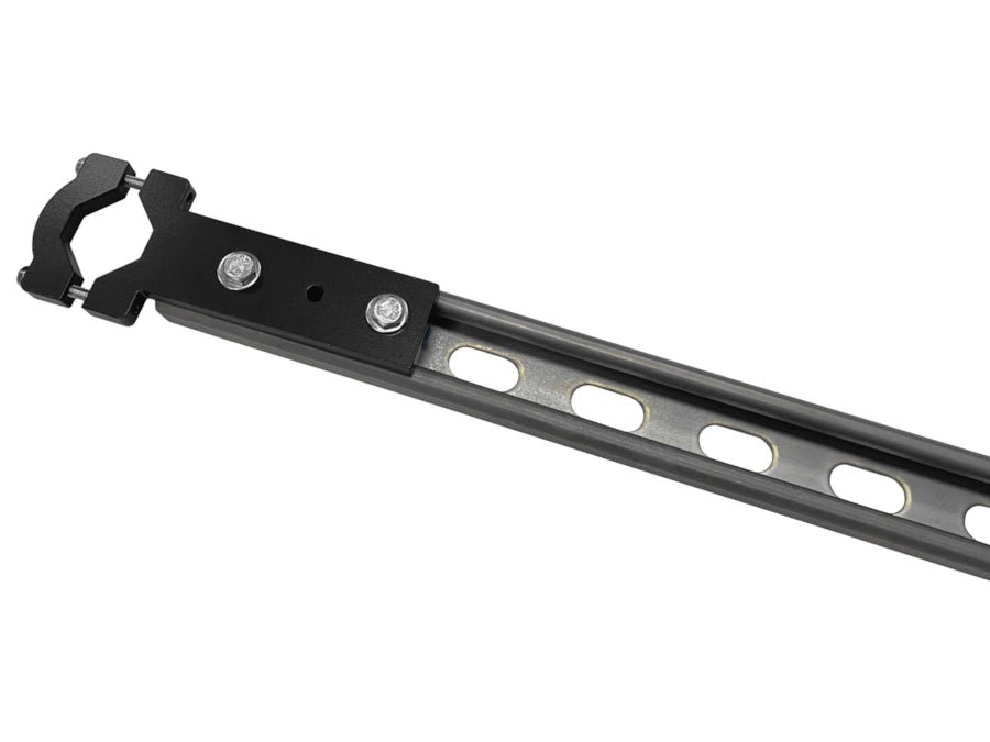 Golf Simulator Impact screen bracket for rigid screen to prevent sagging by Allsportsystems
