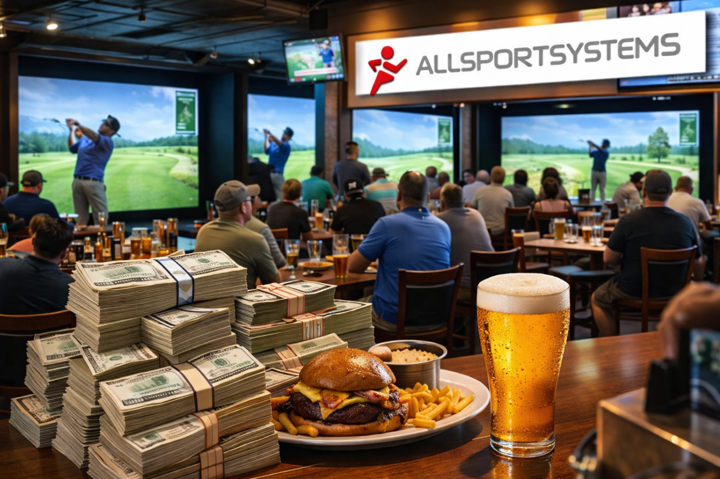 AllSportSystems is changing the way businesses think about investments with their affordable golf simulator packages
