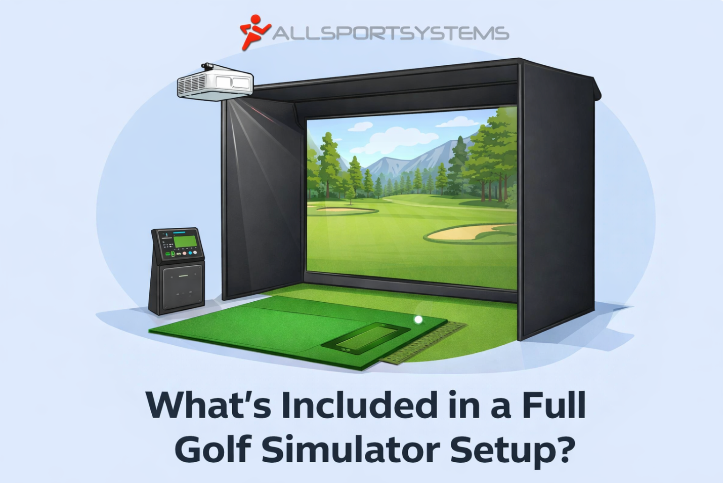Indoor Golf Simulator Packages Explained: What Comes in a “Full Golf S