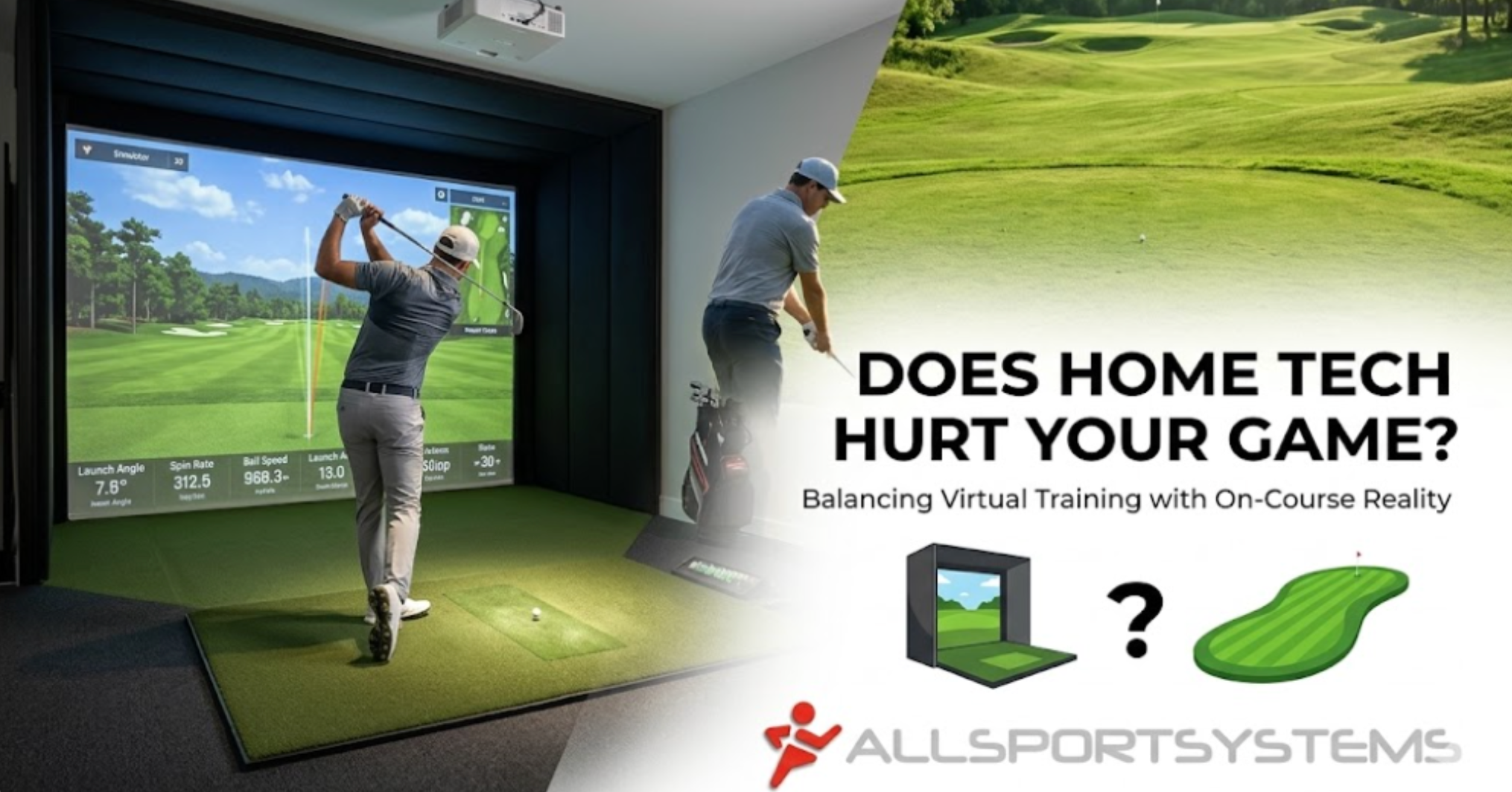 The truth behind home golf simulators and whether or not it affects your game.