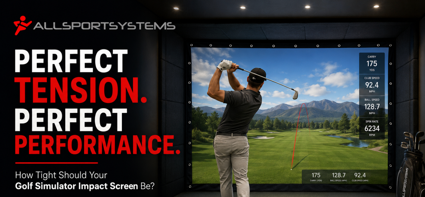 Guide for Golf Sim Impact Screen Tightness