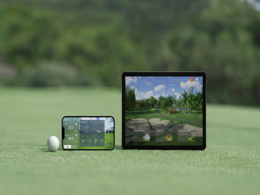 App compatibility for the GOLFJOY GR3 PRO overhead golf sim launch monitor.