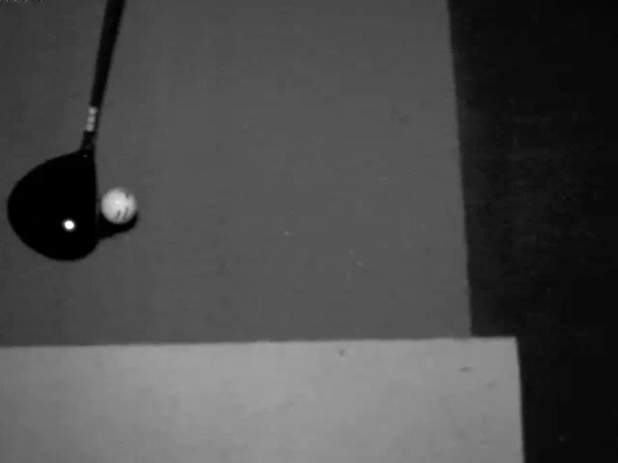 Club and ball compact video on the GOLFJOY GDS PRO portable golf launch monitor.