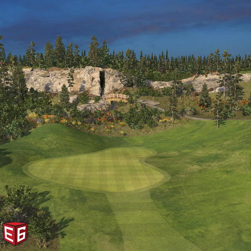 E6 Connect golf simulator software is included for free when you purchase the TruGolf LaunchBox from ALLSPORTSYSTEMS.