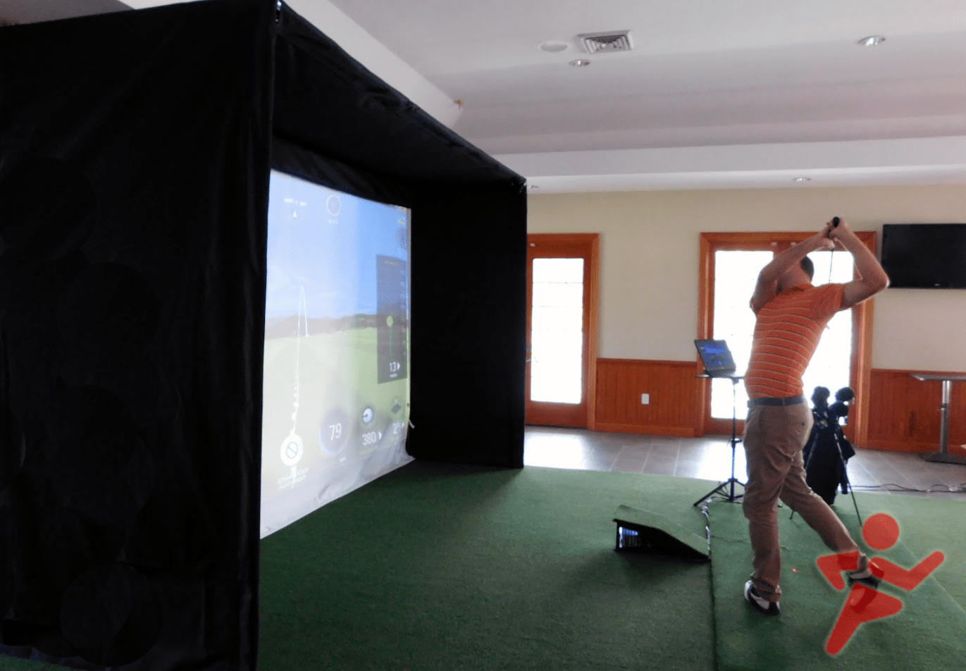 Golf simulator installation services at your house in the Southeast and Midwest USA.