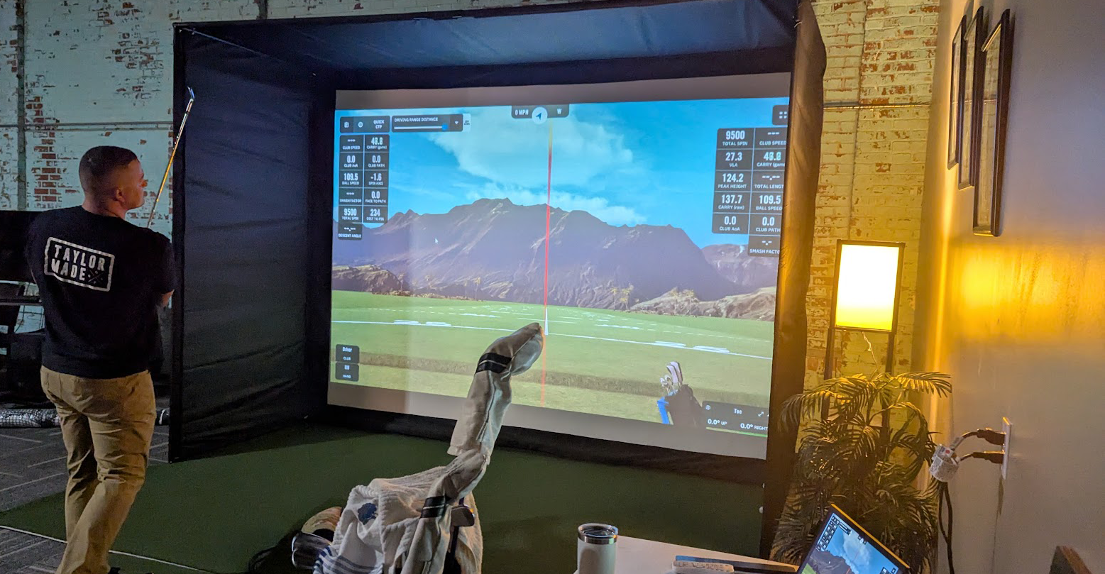 Low cost indoor golf simulators, packages, and kits from ALLSPORTSYSTEMS.