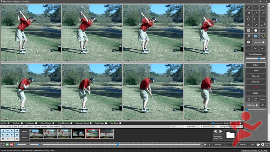MotionView™ Video Analysis Coaching Software for Golf