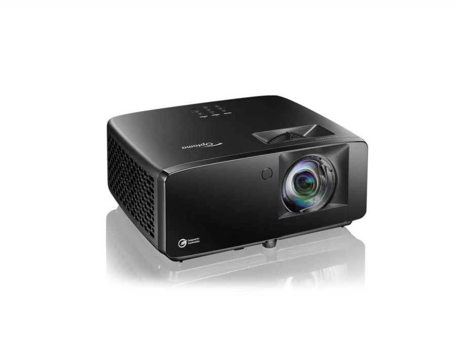 Fully loaded Optoma short throw 4K golf simulator projector.