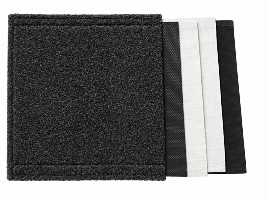 Inside layers of affordable golf simulator corner padding and trim.