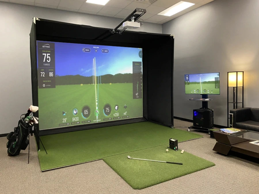 AllSportSystems DIY Bay™ Golf Simulator Hitting Bays and Enclosures. Affordable and sturdy. Compare to Carl's Golf Bay