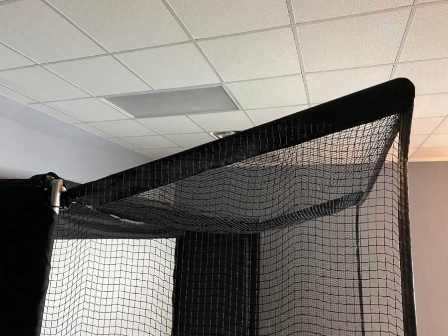 Golf Simulator Hitting enclosure protective netting from Allsportsystems