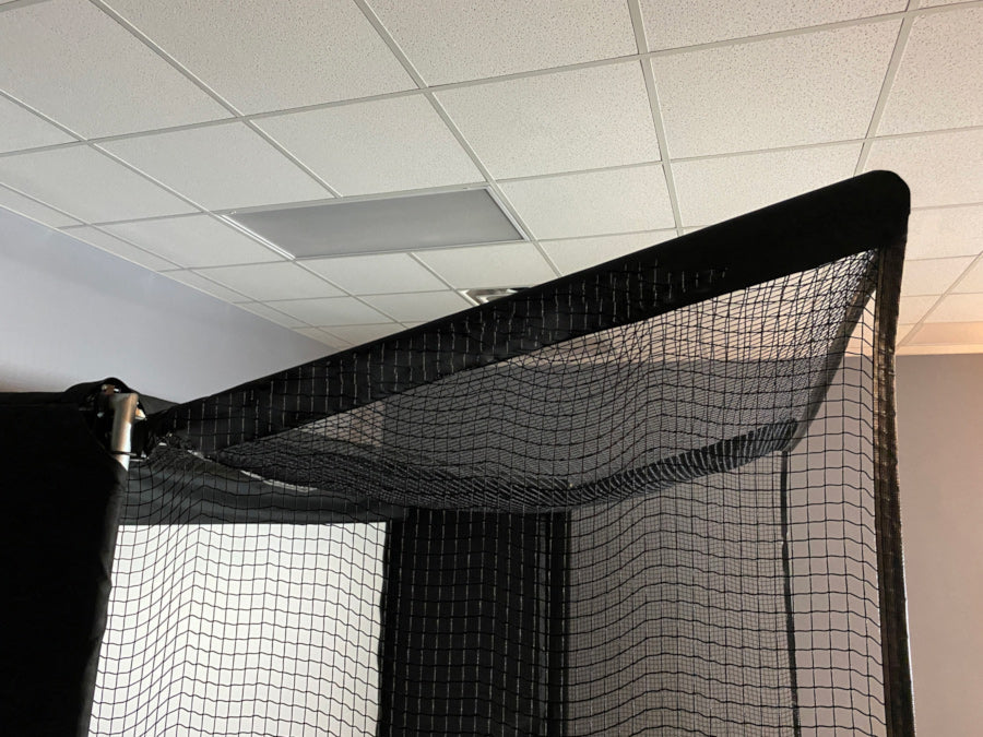 SkyGuard™ Golf Simulator External Top and Side Netting for Bays